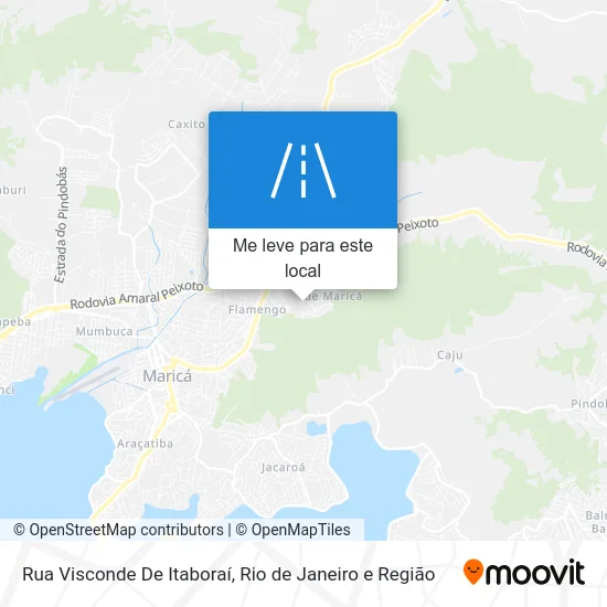 Rua Visconde De Itaboraí mapa