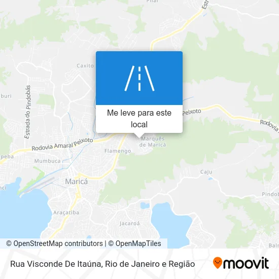 Rua Visconde De Itaúna mapa