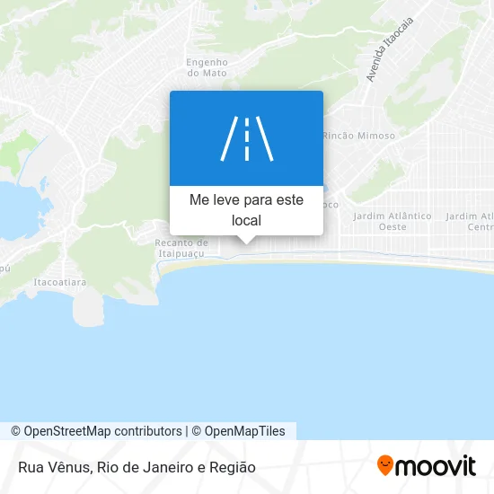 Rua Vênus mapa