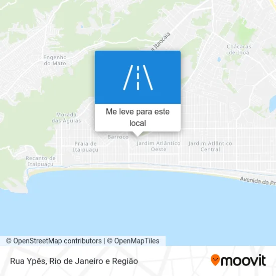Rua Ypês mapa
