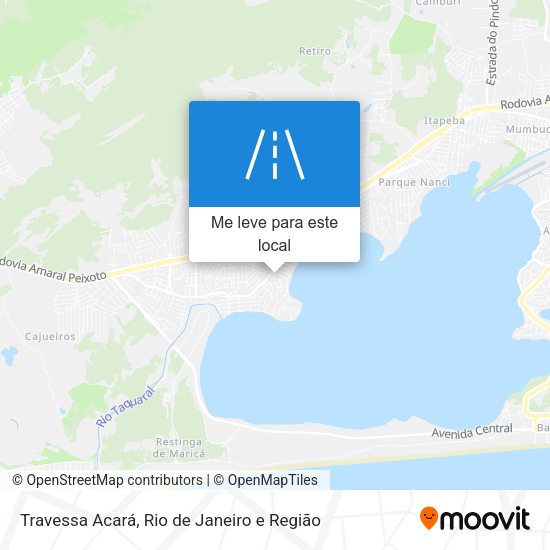 Travessa Acará mapa
