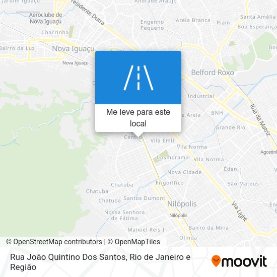 Rua João Quintino Dos Santos mapa