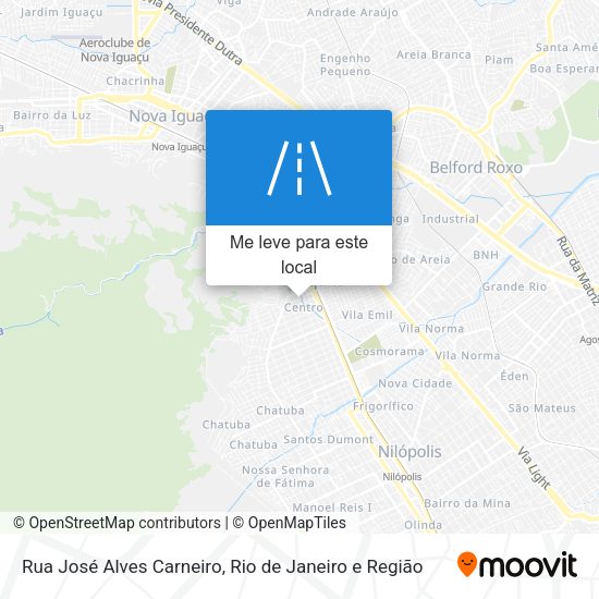 Rua José Alves Carneiro mapa