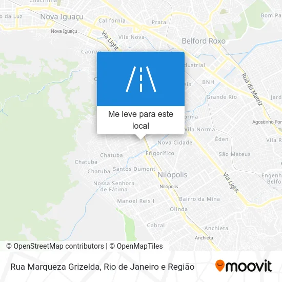 Rua Marqueza Grizelda mapa