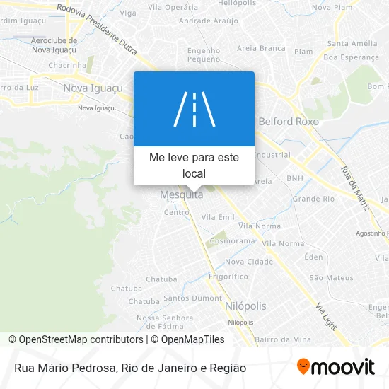 Rua Mário Pedrosa mapa