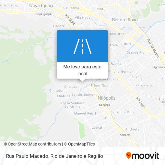 Rua Paulo Macedo mapa