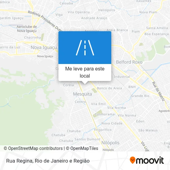 Rua Regina mapa