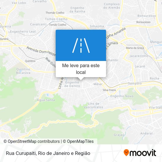 Rua Curupaiti mapa