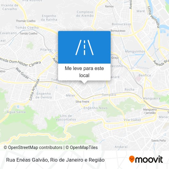 Rua Enéas Galvão mapa