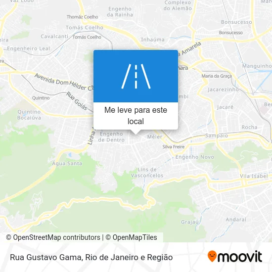 Rua Gustavo Gama mapa
