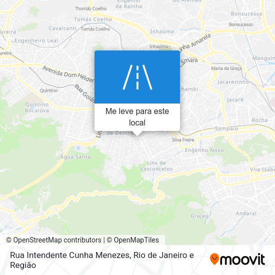 Rua Intendente Cunha Menezes mapa