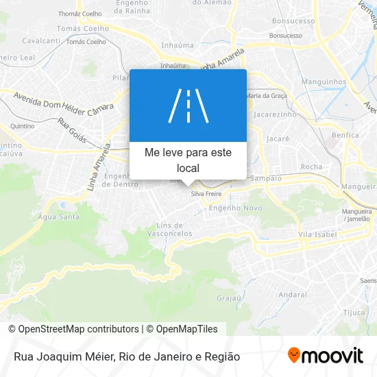 Rua Joaquim Méier mapa