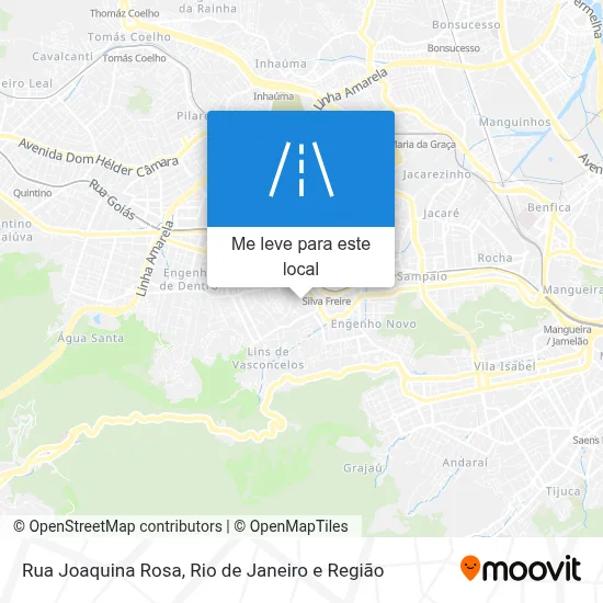Rua Joaquina Rosa mapa