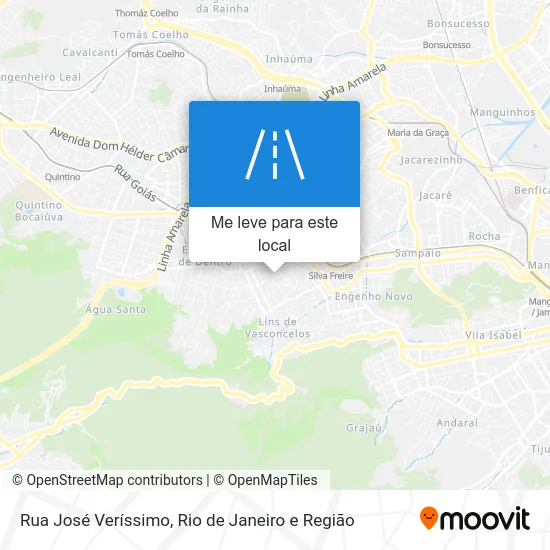Rua José Veríssimo mapa