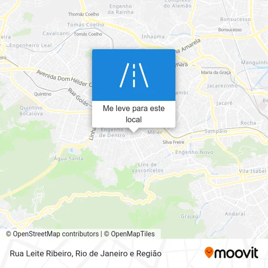 Rua Leite Ribeiro mapa