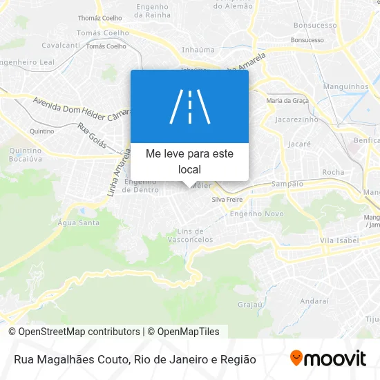 Rua Magalhães Couto mapa