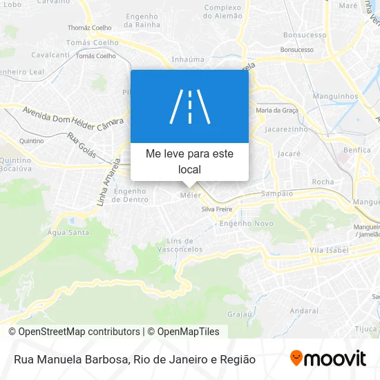 Rua Manuela Barbosa mapa