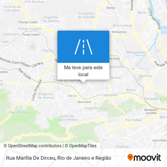 Rua Marília De Dirceu mapa