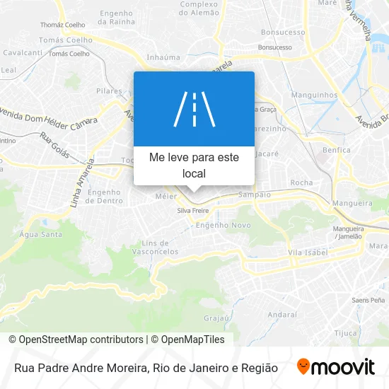 Rua Padre Andre Moreira mapa