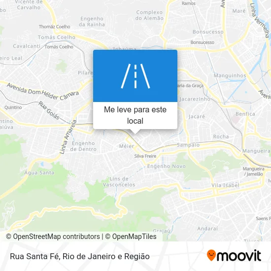 Rua Santa Fé mapa
