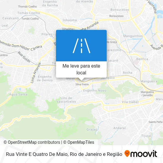 Rua Vinte E Quatro De Maio mapa