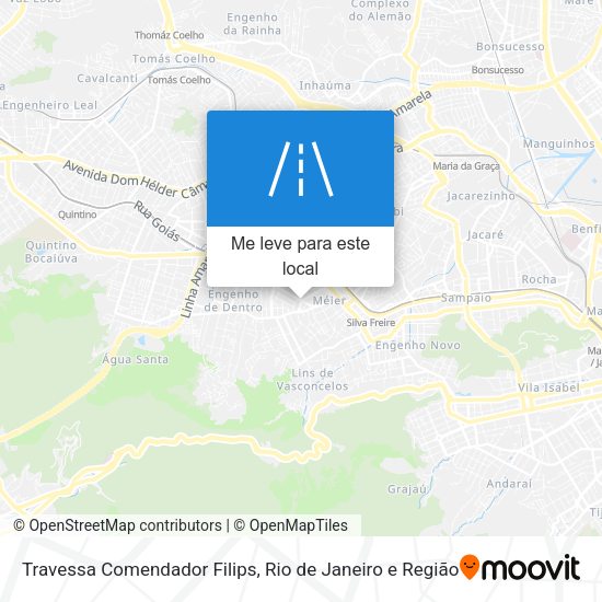 Travessa Comendador Filips mapa