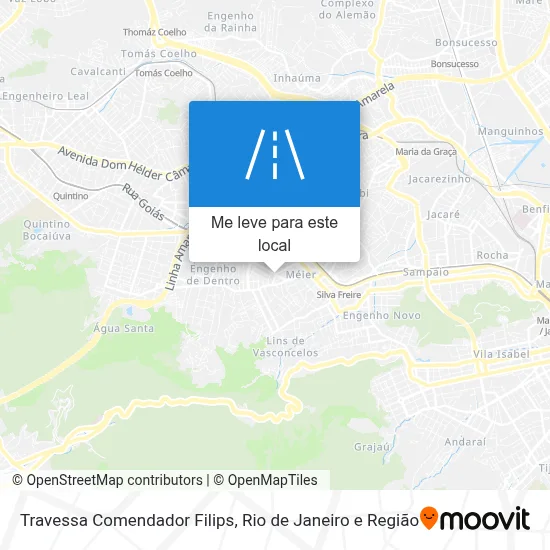 Travessa Comendador Filips mapa