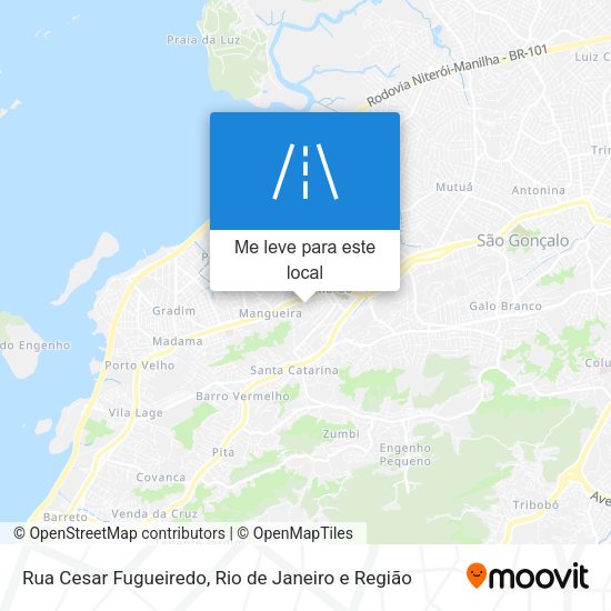 Rua Cesar Fugueiredo mapa