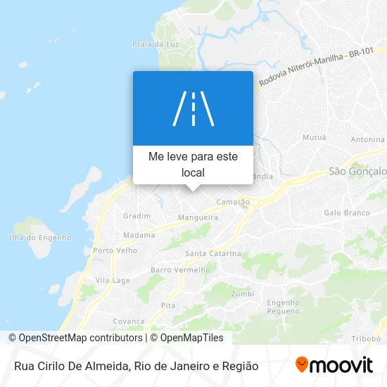 Rua Cirilo De Almeida mapa