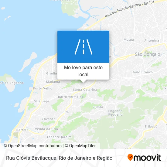 Rua Clóvis Bevilacqua mapa