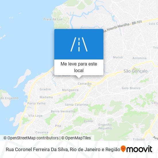 Rua Coronel Ferreira Da Silva mapa