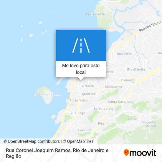 Rua Coronel Joaquim Ramos mapa
