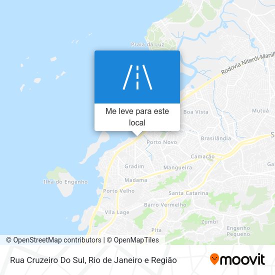 Rua Cruzeiro Do Sul mapa