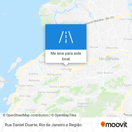 Rua Daniel Duarte mapa