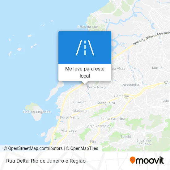 Rua Delta mapa