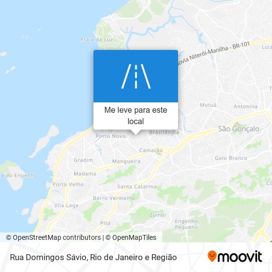 Rua Domingos Sávio mapa