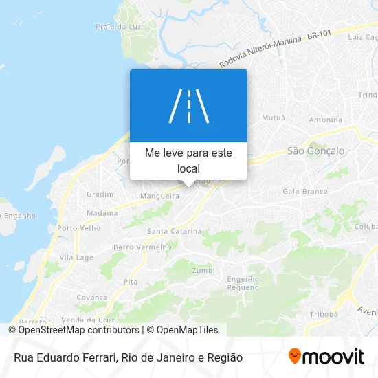 Rua Eduardo Ferrari mapa