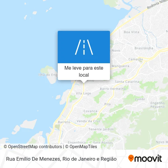 Rua Emílio De Menezes mapa