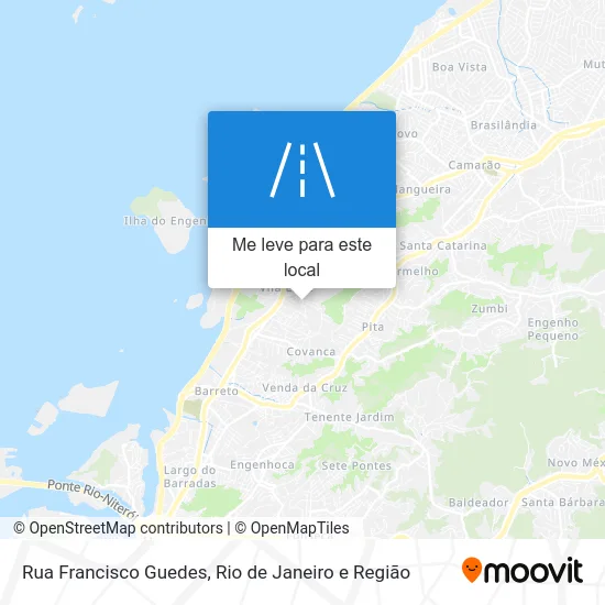 Rua Francisco Guedes mapa