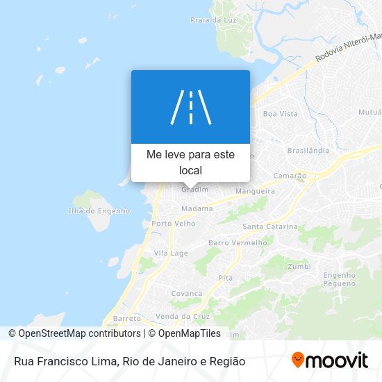 Rua Francisco Lima mapa