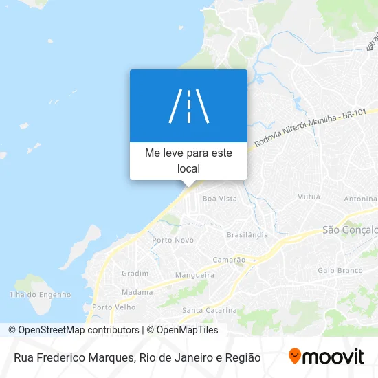 Rua Frederico Marques mapa