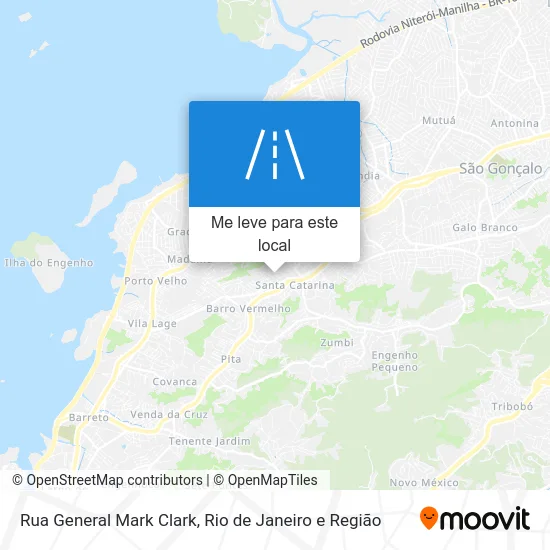 Rua General Mark Clark mapa