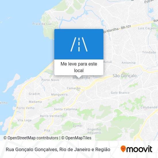 Rua Gonçalo Gonçalves mapa