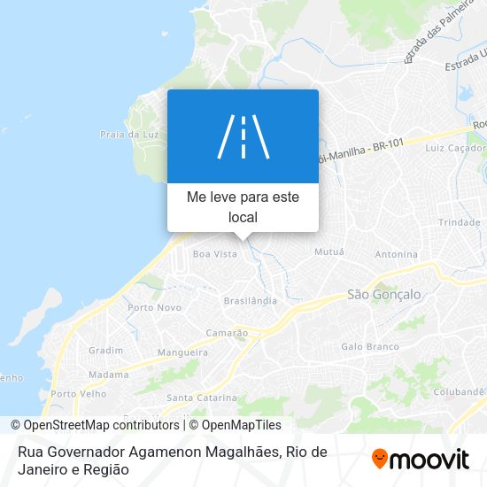 Rua Governador Agamenon Magalhães mapa