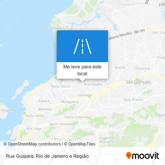 Rua Guajara mapa