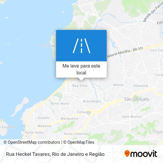 Rua Heckel Tavares mapa