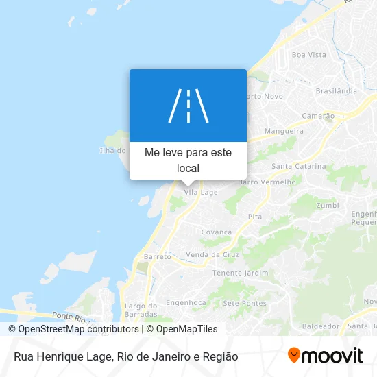 Rua Henrique Lage mapa