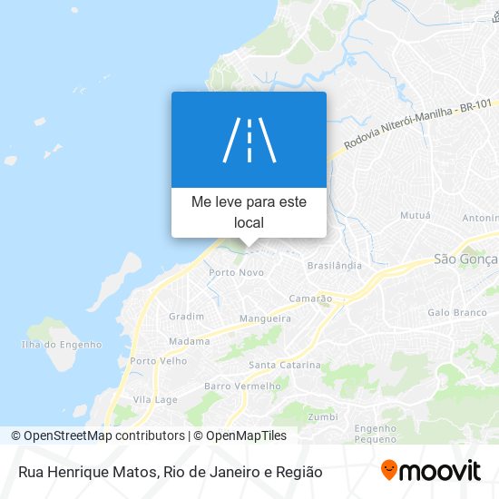 Rua Henrique Matos mapa