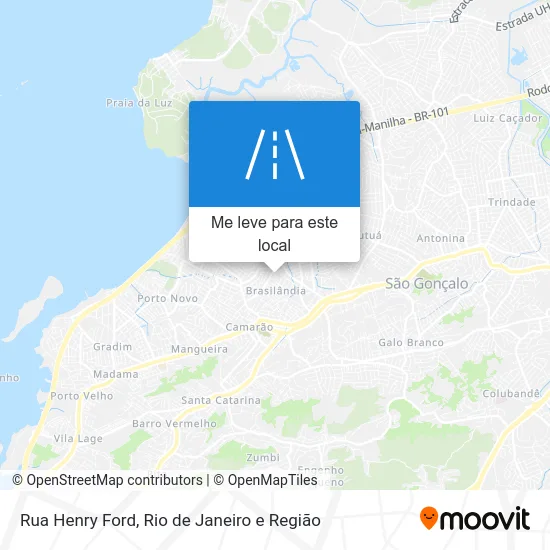 Rua Henry Ford mapa