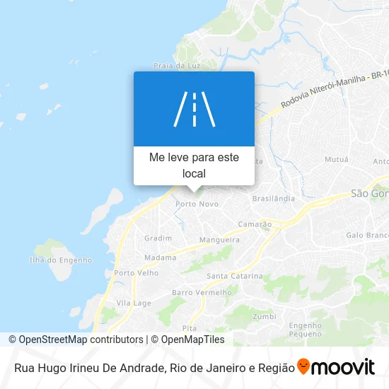 Rua Hugo Irineu De Andrade mapa